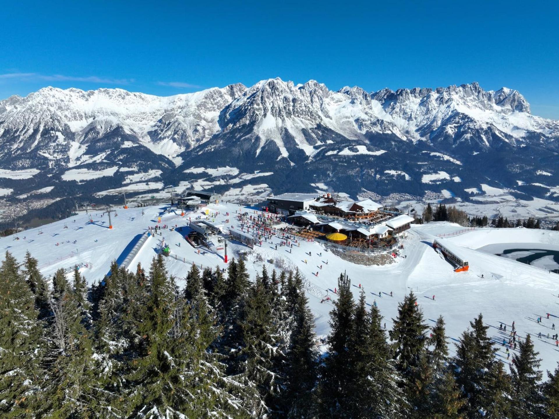 Geniessen Sie Bergblick & Sauna Im Modernen Chalet Going am Wilden Kaiser Exterior foto