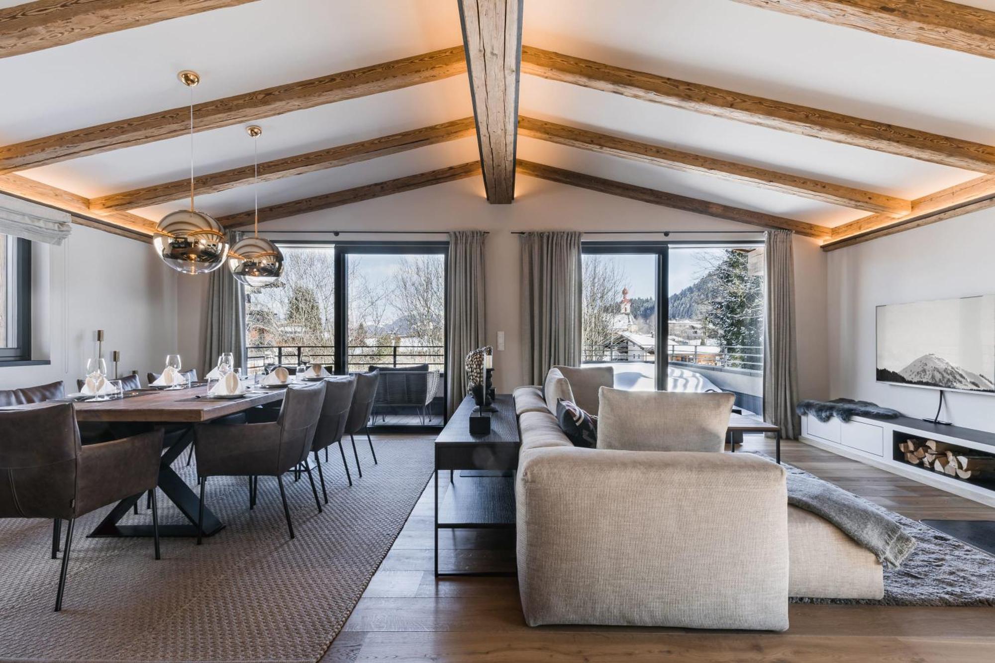 Geniessen Sie Bergblick & Sauna Im Modernen Chalet Going am Wilden Kaiser Exterior foto